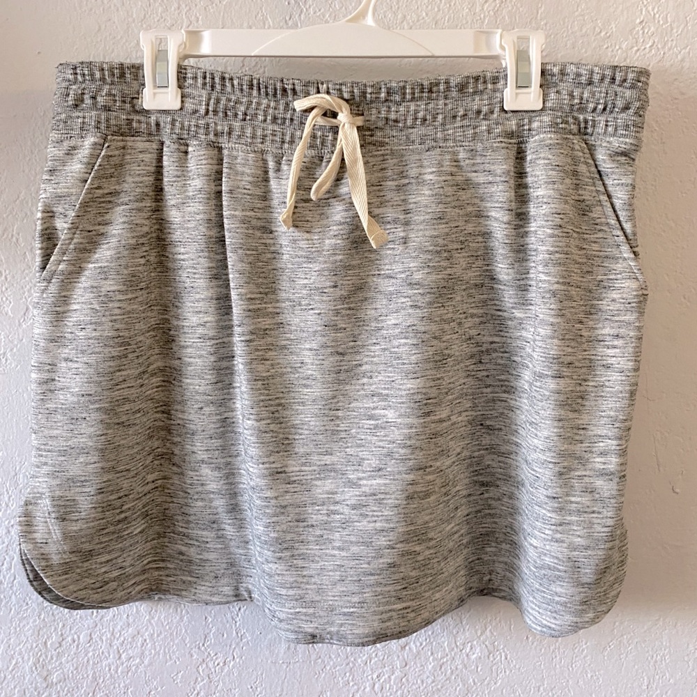 Merona Grey Sweatshirt Short Skirt with Pockets in Womens L